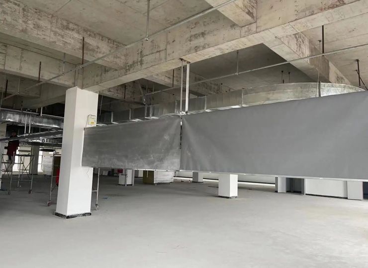 如何设计下垂高度大于1.5米的挡烟垂壁？